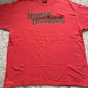 Harley-Davidson Red Men's T-Shirt